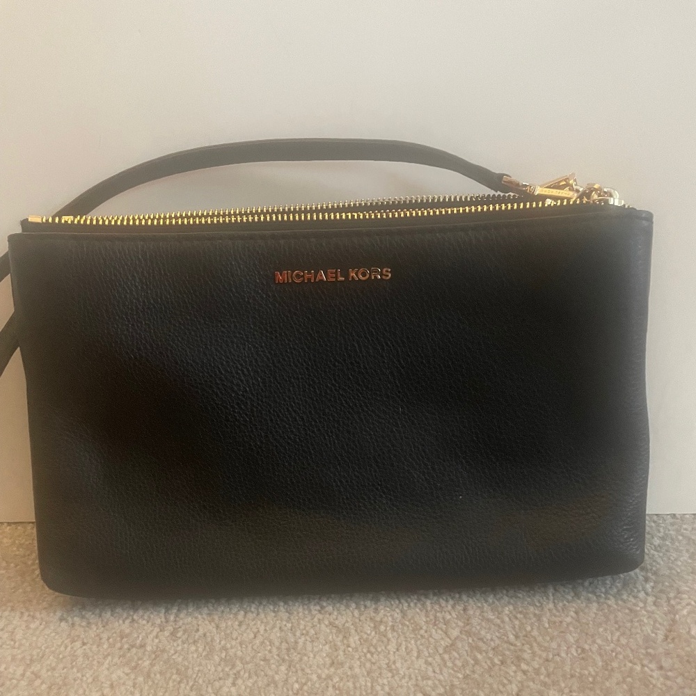 MICHAEL KORS leather cross body handbag